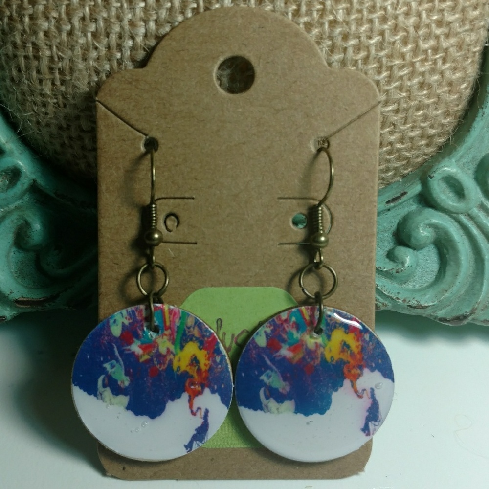 Pipe Dream Graphic Earrings